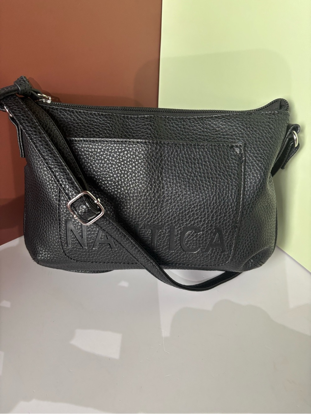 NAUTICA Black Crossbody Bag, EUC